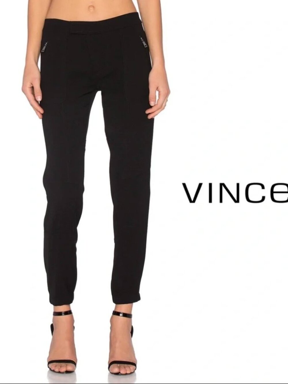 Vince Patchwork Cargo Jogger Dress Skinny Pant - Size 0